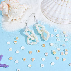 400шт натуральные пресноводные бусины из ракушек SHEL-ME0001-05