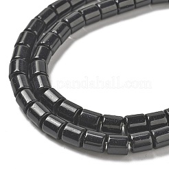 Натуральный черный обсидиан бисер пряди G-L619-C04-6mm