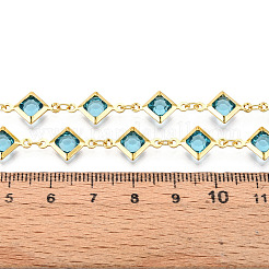 Латунные цепи с ромбическими звеньями CHC-N023-08D-G