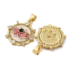 Латунные микро проложить кубического циркония подвески&nbsp;KK-D390-08G