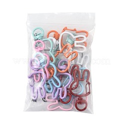 14 шт. окрашенных распылением экологически чистых застежек-карабинов из сплава FIND-FS0004-60