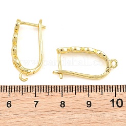 Accessoires de boucle d'oreilles en laiton&nbsp;KK-CBA5558-01G