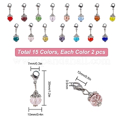 Colgantes de cristal&nbsp;HJEW-SC0001-07