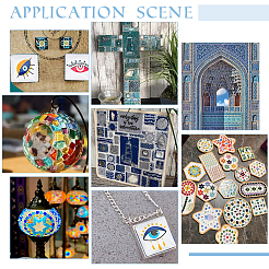 1 набор стеклянных кабошонов GGLA-PH0001-65A