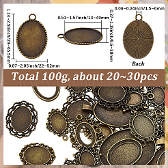 1 sachet de cabochons pour pendentifs en alliage&nbsp;FIND-SC0023-79B-02