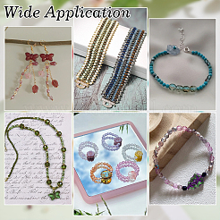 280шт 7 цвета прозрачные стеклянные бусины&nbsp;GLAA-PH0004-46