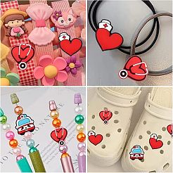 9 шт. 3 стильных бусины из пищевого экологически чистого силикона в стиле больницы SIL-CA0001-35