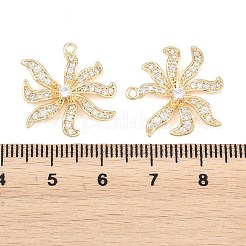 Pendentifs en laiton zircon cubique transparent&nbsp;KK-H287-06G