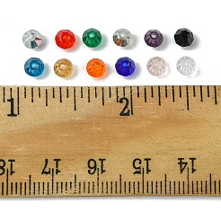 480шт 12 цвета имитируют австрийские хрустальные биконусные стеклянные бусины GLAA-FS0001-66