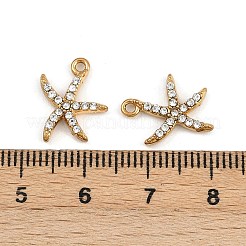 Strass-Anhänger aus Edelstahl 304&nbsp;STAS-Z154-01G-01