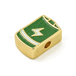 Стойки покрытие латунь эмаль бисер&nbsp;KK-U029-22G-06