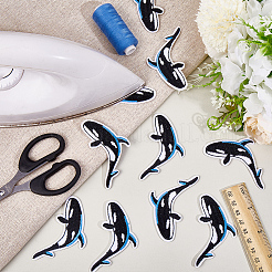 10 шт. Компьютеризированная вышивка ткань утюгом / пришить патчи&nbsp;DIY-CY0002-26