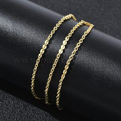 Collares de cadena mixta de latón para mujer&nbsp;KK-CBA2293-11G