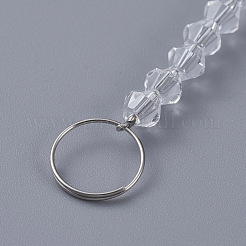 Граненый хрустальный шар люстра Suncatchers призмы AJEW-G025-A05