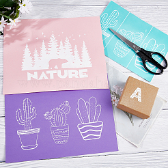 8 шаблон самоклеящийся трафарет для шелкографии DIY-OC0004-007