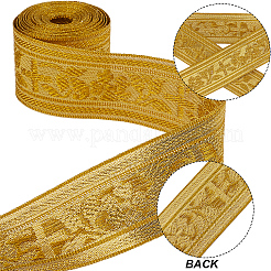 4.6~5 ярд полиэфирной жаккардовой ленты в этническом стиле для шитья украшений OCOR-GF0003-96A