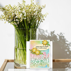 Углеродистая сталь разрезает трафареты DIY-WH0309-1498