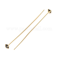 Fornituras de latón micro pave zirconia pendiente del perno prisionero&nbsp;CU-CBA4618-01G-08