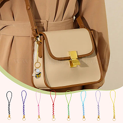 80 шт. 8-цветный плетеный нейлоновый шнур для мобильных ремней&nbsp;FIND-NB0006-73