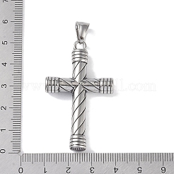 Большие подвески из хирургической нержавеющей стали 316 STAS-E212-22AS-02