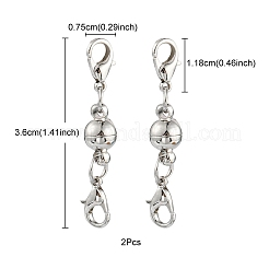 Латунные магнитные застежки KK-YW0001-56P