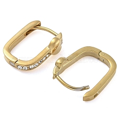 Серьги-кольца из нержавеющей стали 304 с ионным покрытием (IP) EJEW-B109-03G-01