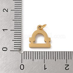 Ciondoli in acciaio inossidabile 304&nbsp;STAS-R001-04G-07