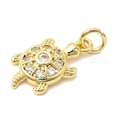 Pendentifs en zircone cubique clair en laiton&nbsp;KK-G554-08F-G