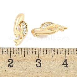 Подвески из латуни с микропаве и прозрачным кубическим циркониемn&nbsp;KK-S386-31G