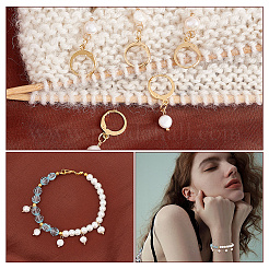 Кулон с натуральным пресноводным жемчугом HJEW-AB00148