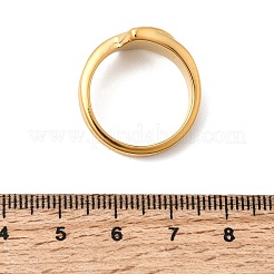 Anelli da donna in acciaio inossidabile 304 con micro pavé di zirconi cubici&nbsp;RJEW-K316-06G