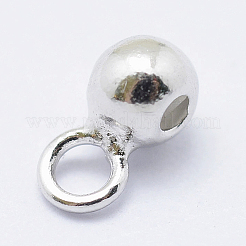 Антикоррозийное родиевое покрытие 925 трубка из стерлингового серебра STER-I014-4mm-25P