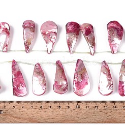 Нити бусин из натуральных пресноводных ракушек SHEL-T020-55A