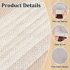 PVC-Netzstoffe&nbsp;DIY-WH0661-50E
