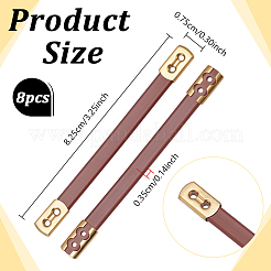 Manici in gomma per borse&nbsp;DIY-WH0750-389B