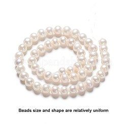 Нити из натурального культивированного пресноводного жемчуга&nbsp;LS-PEAR-R063-16