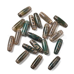 Тибетского стиля бусы дзи&nbsp;TDZI-E004-33