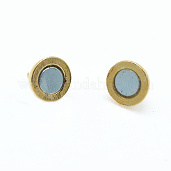 Chiusure magnetiche in ottone con passanti&nbsp;LS-PALLOY-MC043-2G