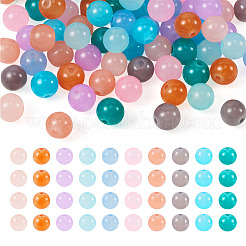 200шт 10 цвета стеклянные бусины&nbsp;GLAA-TA0001-29