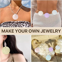 60 шт. подвески из натуральной ракушки капиз&nbsp;BSHE-YW0001-18