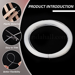 Пластиковый обшивочный шитьё свадебное платье ткань DIY-WH0504-350