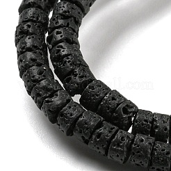 Бусы из натуральной лавы G-C084-D08-01