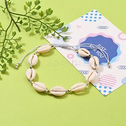 Verstellbare geflochtene Nylon-Fußkettchen&nbsp;AJEW-AN00318
