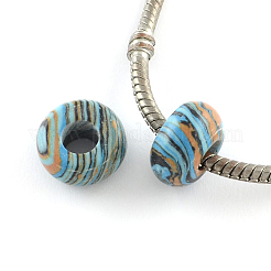 Синтетический малахитовый камень европейский бисер X-SPDL-R001-07