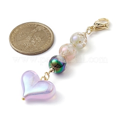 Акриловые подвески в форме сердца HJEW-JM01131