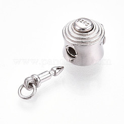 925 застежка из стерлингового серебра STER-T007-139P