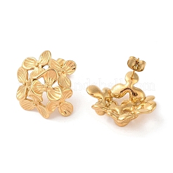 Серьги-гвоздики из нержавеющей стали 304&nbsp;EJEW-S227-20G