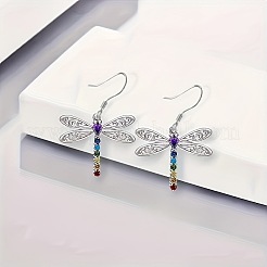 Ожерелья и серьги-подвески из сплава стрекозы со стразами FS-WGD83DF-01