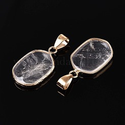 Природного кварца хрустальных подвесок G-N349-04I-G