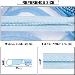 Kleidungszubehör aus Nylon&nbsp;FIND-WH0056-21A-02